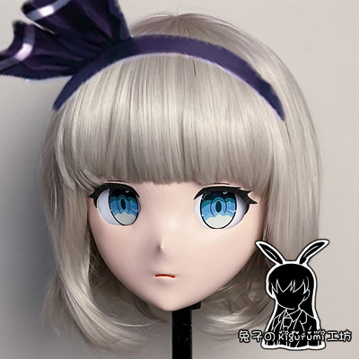 (RB351)Customize Full Head Quality Handmade Female/Girl Resin Japanese Anime Cartoon Character Kig Cosplay Kigurumi Mask